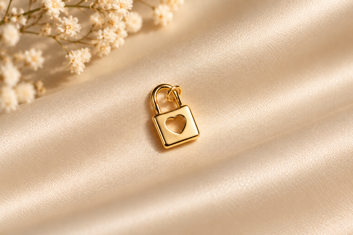Heart Lock Charm